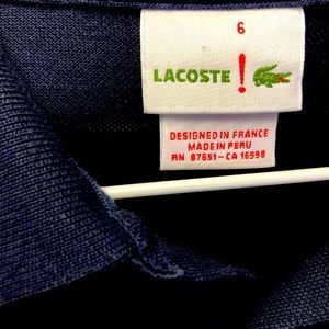 Lacoste Men’s Navy Blue Polo
